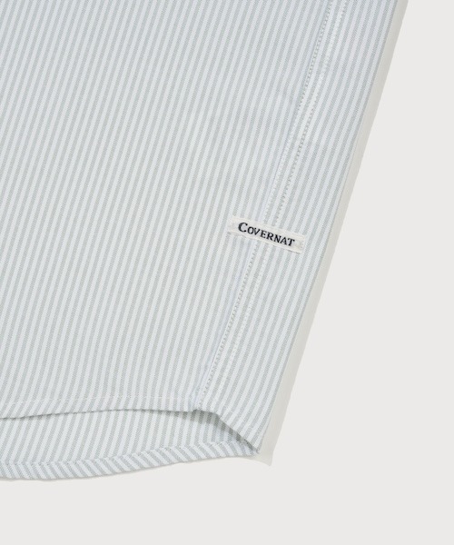COVERNAT(カバーナット)の「COOLMAX C LOGO OXFORD STRIPED HALF SHIRT(シャツ/ブラウス・メンズ・グリーン/ブルー/グレー・MEDIUM/SMALL/X-SMALL/X-LARGE/LARGE)」の19枚目の写真