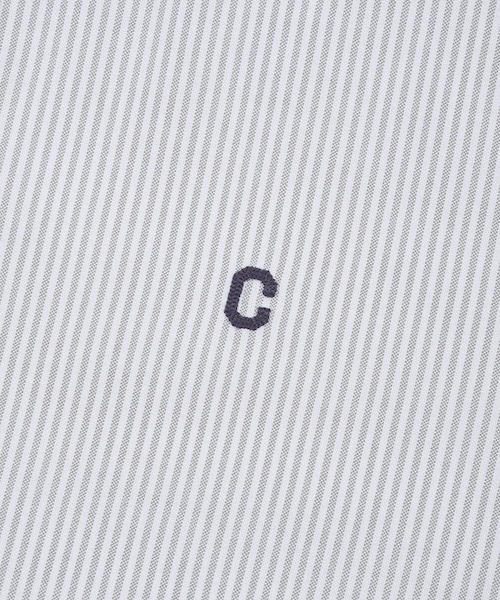 COVERNAT(カバーナット)の「COOLMAX C LOGO OXFORD STRIPED HALF SHIRT(シャツ/ブラウス・メンズ・グリーン/ブルー/グレー・MEDIUM/SMALL/X-SMALL/X-LARGE/LARGE)」の9枚目の写真