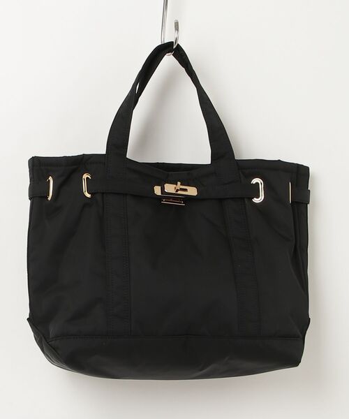 sita parantica(シータパランティカ)の「SITA PARANTICA(シータ パランティカ)BONDED POLYESTER TWILLTOTE/トートバック/Mサイズ(トートバッグ・レディース・ブラック・M)」の1枚目の写真