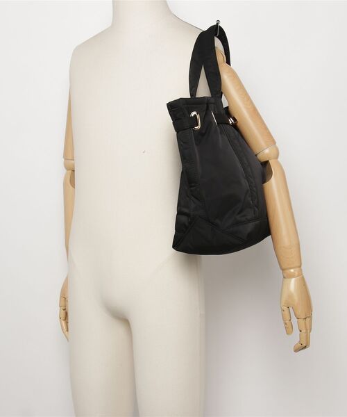 sita parantica(シータパランティカ)の「SITA PARANTICA(シータ パランティカ)BONDED POLYESTER TWILLTOTE/トートバック/Mサイズ(トートバッグ・レディース・ブラック・M)」の5枚目の写真