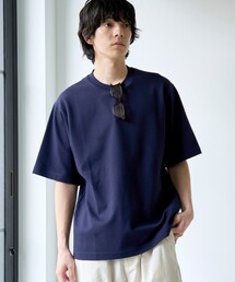 【抗菌防臭・防汚(食品、衿の皮脂汚れ)・UVカット】クリーンプラスボーダーTシャツ ショートスリーブ