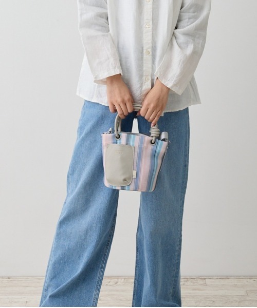 ROOTOTE（ルートート）の「SC.ベビールーst.wafer-B（ショルダーバッグ・レディース・ラベンダー/グリーン・FREE）」の2枚目の写真