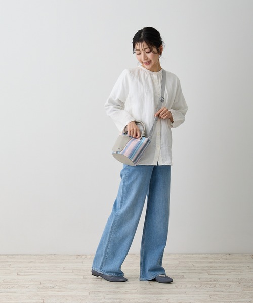 ROOTOTE（ルートート）の「SC.ベビールーst.wafer-B（ショルダーバッグ・レディース・ラベンダー/グリーン・FREE）」の6枚目の写真