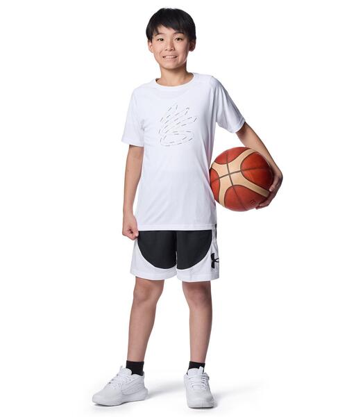 UNDER ARMOUR（アンダーアーマー）の「カリー ショートスリーブ Tシャツ（バスケットボール/キッズ）（Tシャツ/カットソー・キッズ・ホワイト・150cm/130cm/160cm/140cm）」の3枚目の写真
