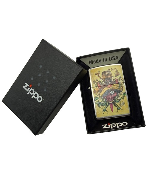 Zippo（ジッポー）の「ZIPPO ジッポ 48631 SEAM DIETRICH（アッシュトレイ/ライター・メンズ・シルバー・FREE）」の3枚目の写真