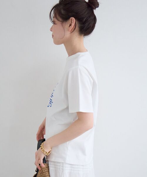 le.coeur blanc(ルクールブラン)の「【撥水・撥油・防汚】La pluieTシャツ(Tシャツ/カットソー・レディース・ブラウン/オフホワイト/ベージュ・38)」の20枚目の写真