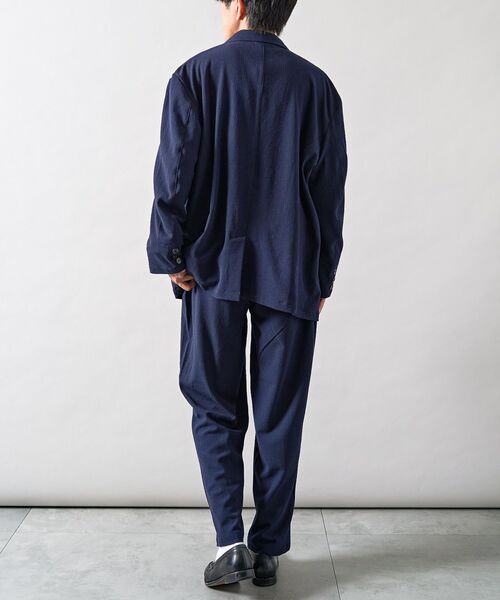 CRAFT STANDARD BOUTIQUE(クラフトスタンダードブティック)の「サッカーイージーセットアップ(セットアップ・メンズ・ブラック/ネイビー・M/L)」の3枚目の写真