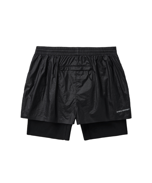 PHYPS MOTORCYCLE(フィップスモーターサイクル)の「Speed Run Layered Shorts Black(その他パンツ・レディース・その他・SMALL/MEDIUM/LARGE/X-LARGE)」の3枚目の写真