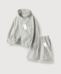 MOOD INSIDE（ムードインサイド）の「[SET] サマー テック ウィンドブレーカー セットアップ_Sand（ナイロンジャケット）」