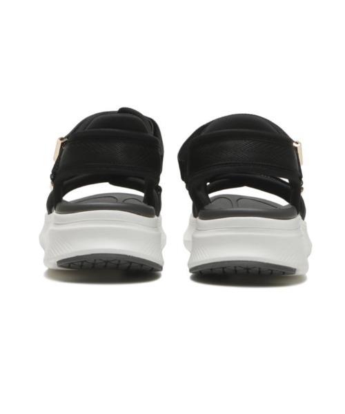 ABC-MART（エービーシーマート）の「ABC SELECT エービーシーセレクト CL 2BELT SANDAL 2ベルトサンダル W2072 BLACK（サンダル・レディース・ブラック・X-LARGE/LARGE/MEDIUM/SMALL）」の5枚目の写真