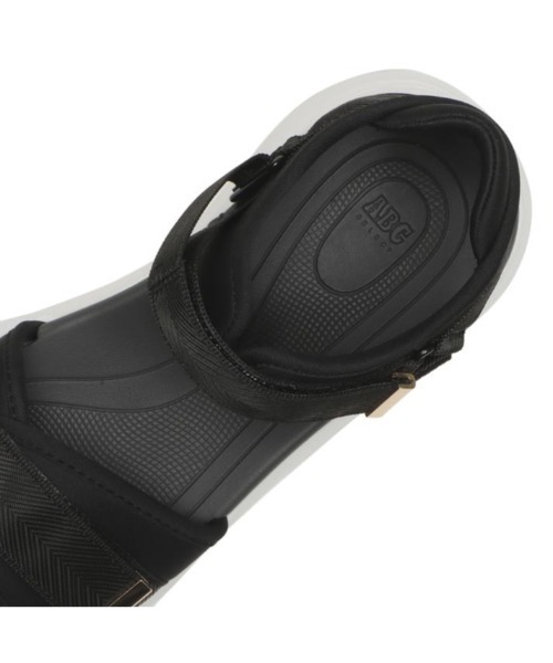 ABC-MART（エービーシーマート）の「ABC SELECT エービーシーセレクト CL 2BELT SANDAL 2ベルトサンダル W2072 BLACK（サンダル・レディース・ブラック・X-LARGE/LARGE/MEDIUM/SMALL）」の8枚目の写真