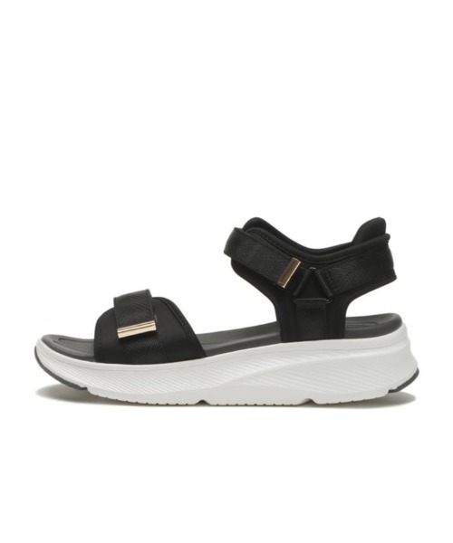 ABC-MART（エービーシーマート）の「ABC SELECT エービーシーセレクト CL 2BELT SANDAL 2ベルトサンダル W2072 BLACK（サンダル・レディース・ブラック・X-LARGE/LARGE/MEDIUM/SMALL）」の2枚目の写真