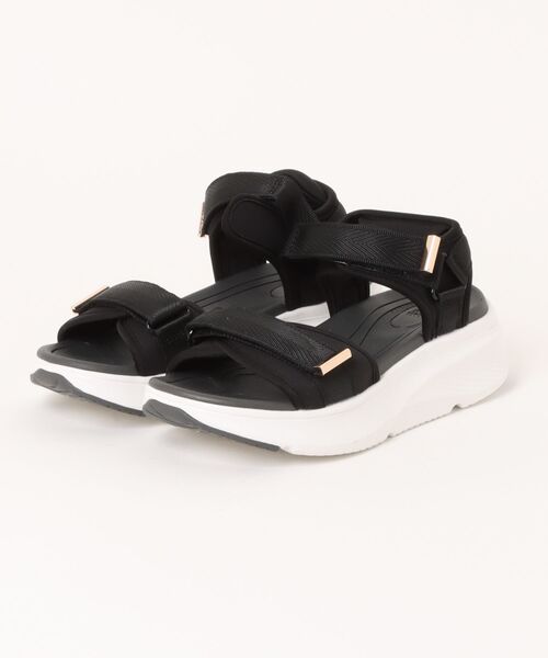 ABC-MART（エービーシーマート）の「ABC SELECT エービーシーセレクト CL 2BELT SANDAL 2ベルトサンダル W2072 BLACK（サンダル・レディース・ブラック・X-LARGE/LARGE/MEDIUM/SMALL）」の9枚目の写真