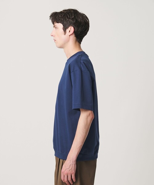 BEAUTY&YOUTH UNITED ARROWS(ビューティーアンドユースユナイテッドアローズ)の「カネマサ莫大小 メロー コットン スウェット Tシャツ MADE IN JAPAN(Tシャツ/カットソー・メンズ・ロイヤルブルー/ホワイト/ブラック/ナチュラル・XL/M/L/S)」の10枚目の写真