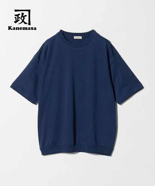 BEAUTY&YOUTH UNITED ARROWS(ビューティーアンドユースユナイテッドアローズ)の「カネマサ莫大小 メロー コットン スウェット Tシャツ MADE IN JAPAN(Tシャツ/カットソー・メンズ・ロイヤルブルー/ホワイト/ブラック/ナチュラル・XL/M/L/S)」の12枚目の写真