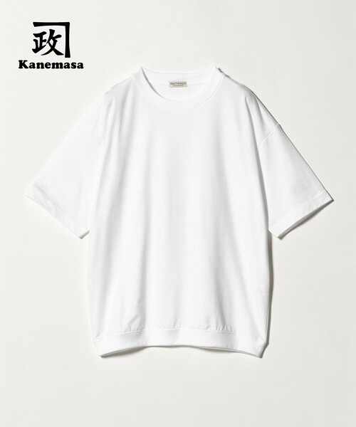 BEAUTY&YOUTH UNITED ARROWS(ビューティーアンドユースユナイテッドアローズ)の「カネマサ莫大小 メロー コットン スウェット Tシャツ MADE IN JAPAN(Tシャツ/カットソー・メンズ・ロイヤルブルー/ホワイト/ブラック/ナチュラル・XL/M/L/S)」の17枚目の写真