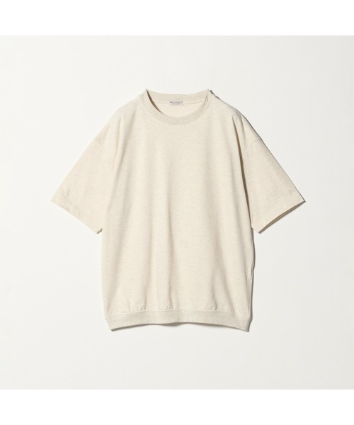 BEAUTY&YOUTH UNITED ARROWS(ビューティーアンドユースユナイテッドアローズ)の「カネマサ莫大小 メロー コットン スウェット Tシャツ MADE IN JAPAN(Tシャツ/カットソー・メンズ・ロイヤルブルー/ホワイト/ブラック/ナチュラル・XL/M/L/S)」の4枚目の写真