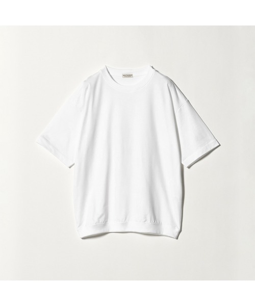 BEAUTY&YOUTH UNITED ARROWS(ビューティーアンドユースユナイテッドアローズ)の「カネマサ莫大小 メロー コットン スウェット Tシャツ MADE IN JAPAN(Tシャツ/カットソー・メンズ・ロイヤルブルー/ホワイト/ブラック/ナチュラル・XL/M/L/S)」の2枚目の写真