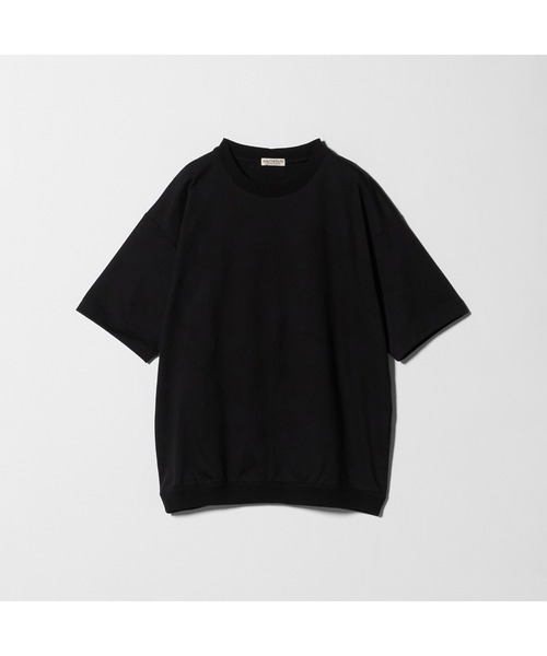 BEAUTY&YOUTH UNITED ARROWS(ビューティーアンドユースユナイテッドアローズ)の「カネマサ莫大小 メロー コットン スウェット Tシャツ MADE IN JAPAN(Tシャツ/カットソー・メンズ・ロイヤルブルー/ホワイト/ブラック/ナチュラル・XL/M/L/S)」の3枚目の写真