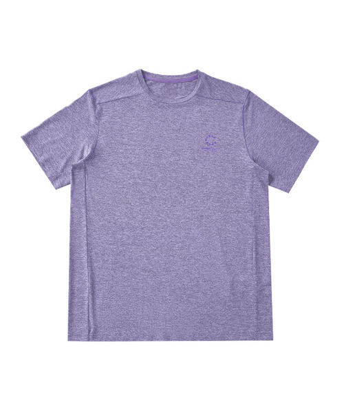 BUTTON SEOUL（ボタンソウル）の「エアライトランニンググラフィックショートスリーブ (4 COLOR)（Tシャツ/カットソー・メンズ・パープル/ホワイト/ブラック/グレー・SMALL/MEDIUM/LARGE/X-LARGE）」の6枚目の写真
