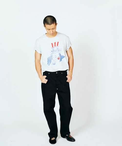 2AM(ツーエイエム)の「JERZEES ジャージーズ / "UNCLE SAM"SS TEE(Tシャツ/カットソー・メンズ・アッシュグレー/ホワイト・MEDIUM/LARGE/X-LARGE)」の9枚目の写真