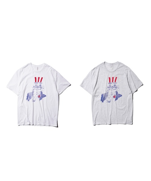 2AM(ツーエイエム)の「JERZEES ジャージーズ / "UNCLE SAM"SS TEE(Tシャツ/カットソー・メンズ・アッシュグレー/ホワイト・MEDIUM/LARGE/X-LARGE)」の17枚目の写真