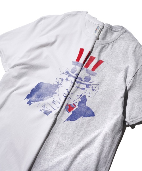 2AM(ツーエイエム)の「JERZEES ジャージーズ / "UNCLE SAM"SS TEE(Tシャツ/カットソー・メンズ・アッシュグレー/ホワイト・MEDIUM/LARGE/X-LARGE)」の18枚目の写真