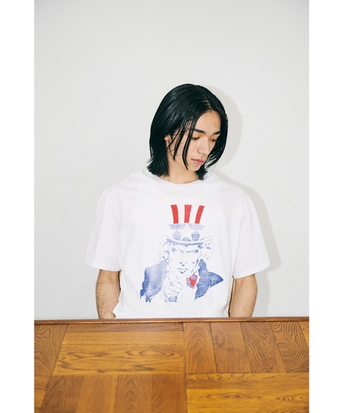 2AM(ツーエイエム)の「JERZEES ジャージーズ / "UNCLE SAM"SS TEE(Tシャツ/カットソー・メンズ・アッシュグレー/ホワイト・MEDIUM/LARGE/X-LARGE)」の16枚目の写真