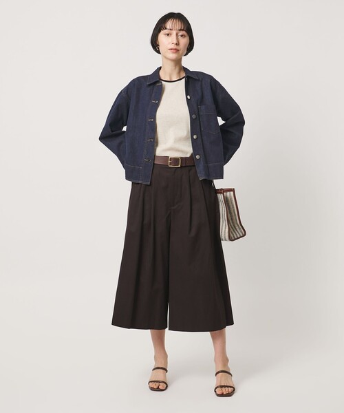 UNITED ARROWS（ユナイテッドアローズ）の「ステッチ フレア デニムジャケット（デニムジャケット・レディース・コバルトブルー/ネイビー・FREE）」の11枚目の写真