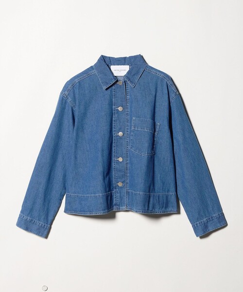 UNITED ARROWS（ユナイテッドアローズ）の「ステッチ フレア デニムジャケット（デニムジャケット・レディース・コバルトブルー/ネイビー・FREE）」の17枚目の写真