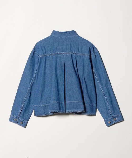 UNITED ARROWS（ユナイテッドアローズ）の「ステッチ フレア デニムジャケット（デニムジャケット・レディース・コバルトブルー/ネイビー・FREE）」の18枚目の写真