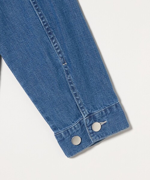 UNITED ARROWS（ユナイテッドアローズ）の「ステッチ フレア デニムジャケット（デニムジャケット・レディース・コバルトブルー/ネイビー・FREE）」の20枚目の写真