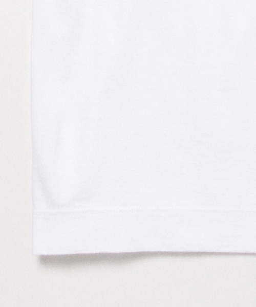 homspun（ホームスパン）の「homspun / コットン半袖Tシャツ（Tシャツ/カットソー・レディース・ホワイト/チャコールグレー・SMALL/MEDIUM）」の7枚目の写真