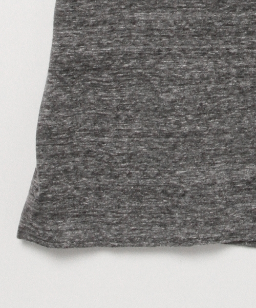 homspun（ホームスパン）の「homspun / コットン半袖Tシャツ（Tシャツ/カットソー・レディース・ホワイト/チャコールグレー・SMALL/MEDIUM）」の8枚目の写真
