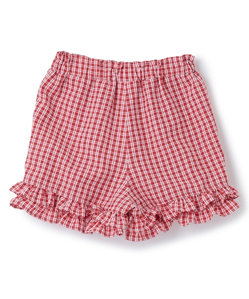 petit main（プティマイン）の「【接触冷感】ちびフリルショートパンツ（その他パンツ・キッズ・ブルー/アイボリー/レッド/サックスブルー/イエロー/ブラック・120cm/90cm/130cm/100cm/80ｃｍ/110cm）」の9枚目の写真