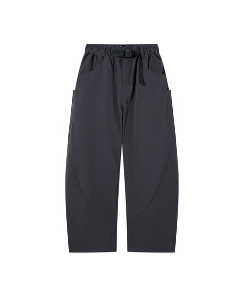 S'more(スモア)の「Wide silhouette sabre cut pants(カーゴパンツ・メンズ・カーキ/ダークグレー・LARGE/MEDIUM/SMALL)」の1枚目の写真