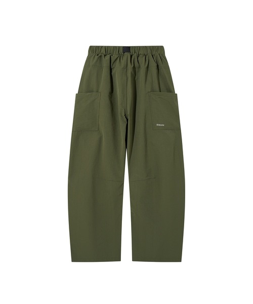 S'more(スモア)の「Wide silhouette sabre cut pants(カーゴパンツ・メンズ・カーキ/ダークグレー・LARGE/MEDIUM/SMALL)」の3枚目の写真