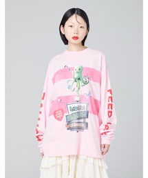B.I.D.（ビーアイディー）の「《Little Sunny Bite 》graphic long tee（Tシャツ/カットソー）」
