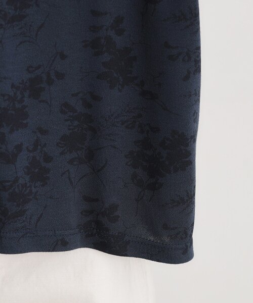LAURA ASHLEY(ローラアシュレイ)の「【冷房・日よけ対策におすすめ/ゆったりシルエット】ポリー柄 ジャージーカーディガン(カーディガン/ボレロ・レディース・ホワイト系1/ネイビー系・38/40)」の16枚目の写真