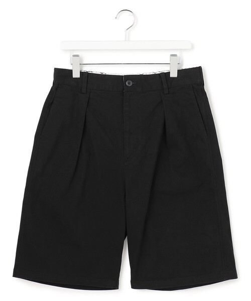 J.PRESS YORK STREET(ジェイプレスヨークストリート)の「【UNISEX】チノハーフパンツ(その他パンツ・メンズ・ブラック系・MEDIUM/LARGE)」の1枚目の写真