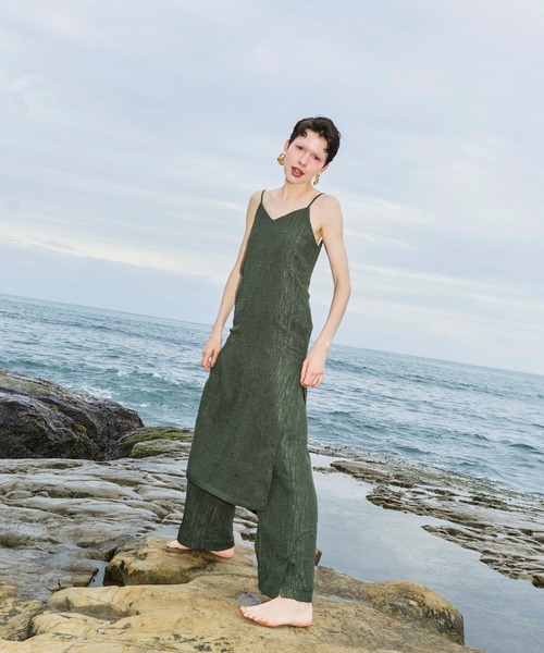 OMMO（オーエムエムオー）の「WASHER RELAX PT（その他パンツ・レディース・ベージュ/ブラック/カーキ・36/38）」の13枚目の写真
