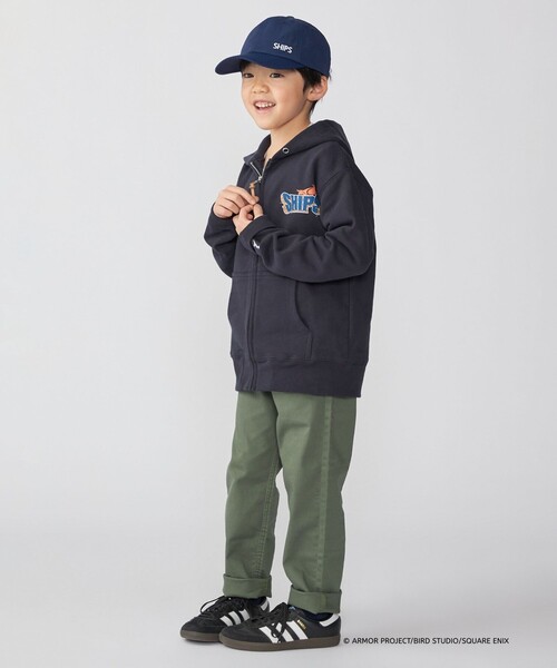 SHIPS(シップス)の「DQVIIR × SHIPS:110~150cm ロゴ ZIP フーディー〈KIDS〉(パーカー・キッズ・グレー/ネイビー・110/130/150)」の10枚目の写真