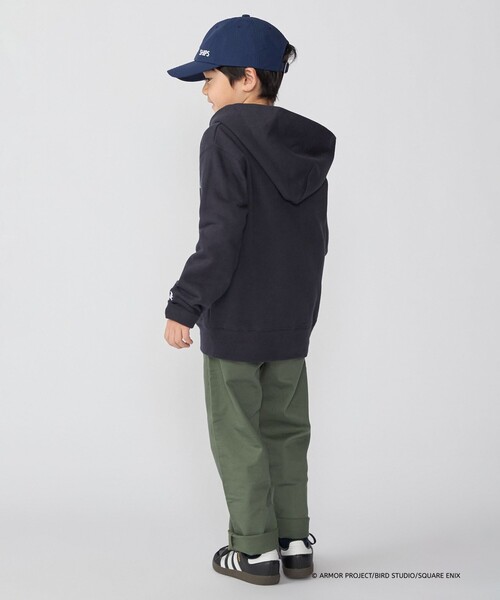 SHIPS(シップス)の「DQVIIR × SHIPS:110~150cm ロゴ ZIP フーディー〈KIDS〉(パーカー・キッズ・グレー/ネイビー・110/130/150)」の12枚目の写真