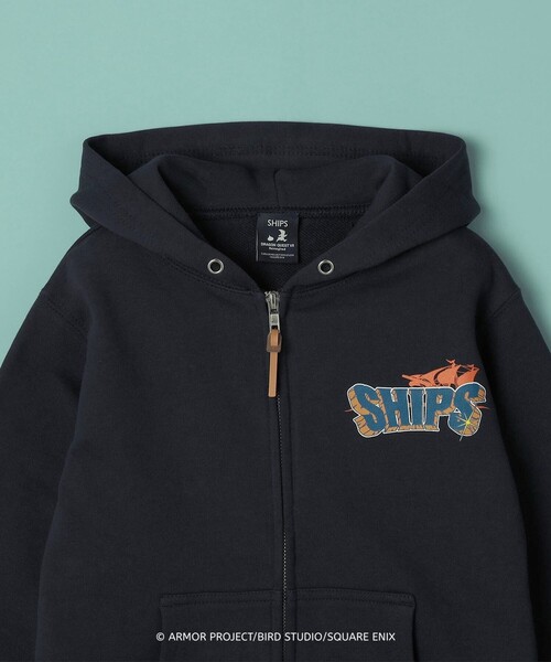 SHIPS(シップス)の「DQVIIR × SHIPS:110~150cm ロゴ ZIP フーディー〈KIDS〉(パーカー・キッズ・グレー/ネイビー・110/130/150)」の17枚目の写真