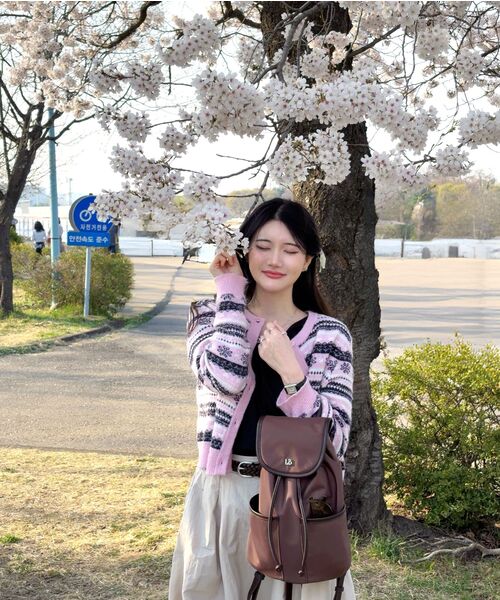 LENEE B(レニービー)の「スリングバックパック ナイロンクリーム(バックパック/リュック・レディース・その他・FREE)」の5枚目の写真