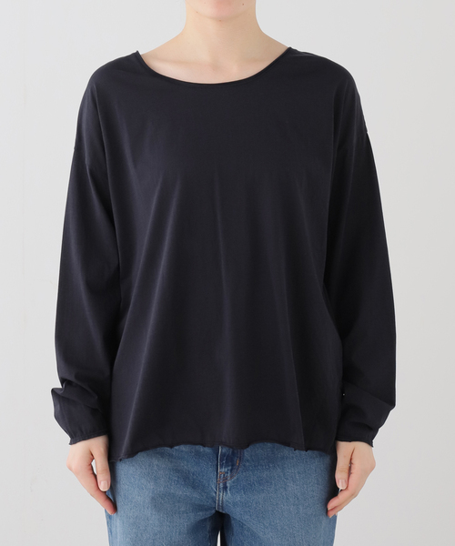 EMILY WEEK(エミリーウィーク)の「《追加2》2WAYスナッププルオーバー(Tシャツ/カットソー・レディース・ホワイト・FREE)」の5枚目の写真