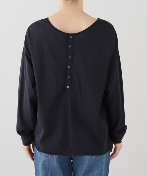 EMILY WEEK(エミリーウィーク)の「《追加2》2WAYスナッププルオーバー(Tシャツ/カットソー・レディース・ホワイト・FREE)」の7枚目の写真