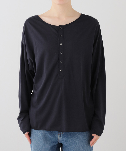 EMILY WEEK(エミリーウィーク)の「《追加2》2WAYスナッププルオーバー(Tシャツ/カットソー・レディース・ホワイト・FREE)」の8枚目の写真