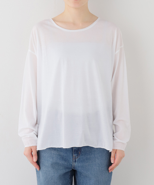 EMILY WEEK(エミリーウィーク)の「《追加2》2WAYスナッププルオーバー(Tシャツ/カットソー・レディース・ホワイト・FREE)」の13枚目の写真