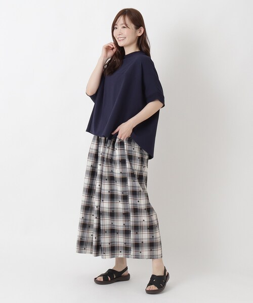 one'sterrace(ワンズテラス)の「パンジー バックベルトクロスサンダル(サンダル・レディース・グリーン系その他6/ブラック系8・03/02)」の10枚目の写真